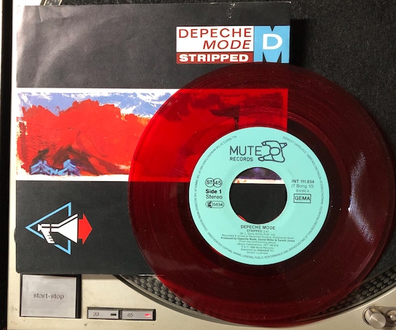 1986 Depeche Mode - Stripped , Vinyl, 7