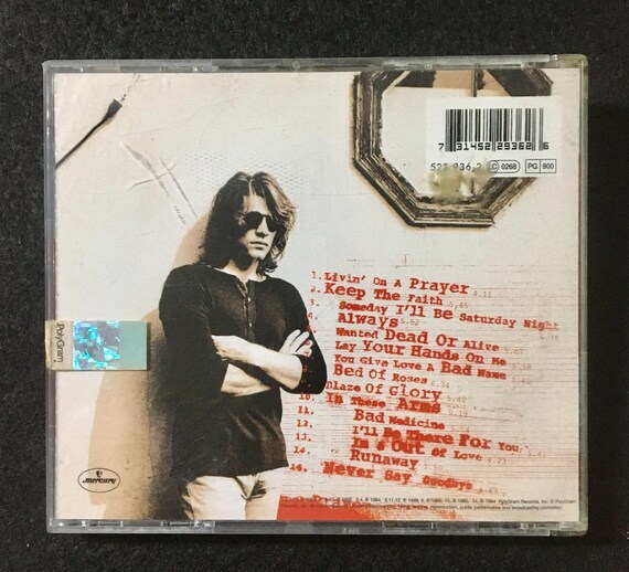 Bon Jovi – Cross Road CD - Greatest Hits Compilation - Etsy