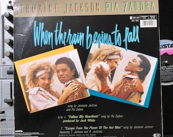 Jermaine Jackson & Pia Zadora - When the Rain Begins to Fall Vinyl