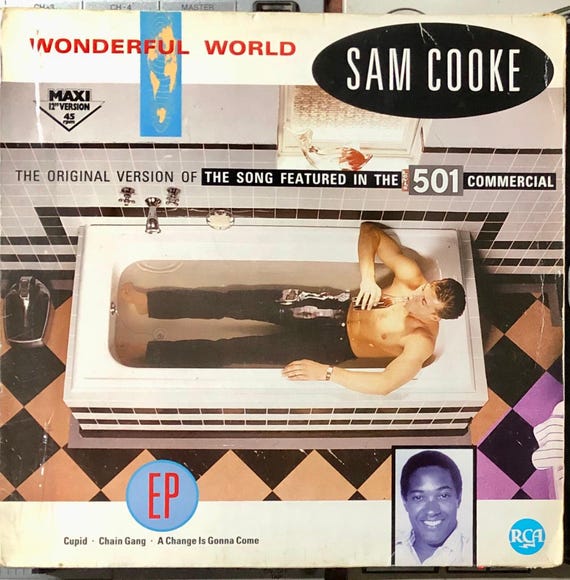 Sam Cooke - Wonderful World Vinyl EP 1986 (12