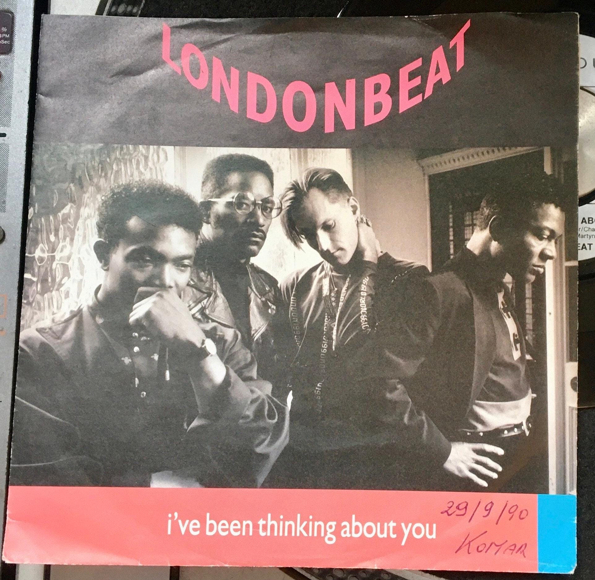 新品 90年代 ロンドンビート シンキング・アバウト・ユー CDシングル 当時物 1990 ロンドンビート - I've Been Thinking About You、ビニール、7