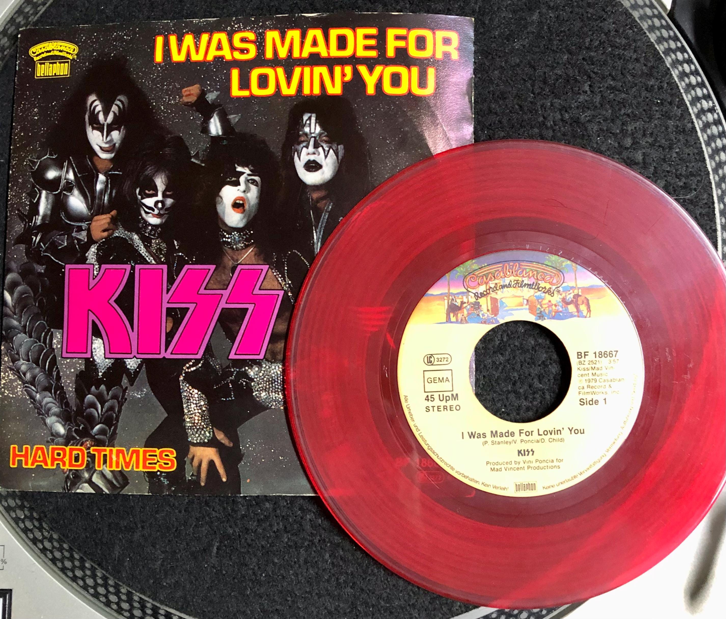 1979 Kiss – I Was Made for Lovin' You , Vinyl, 7