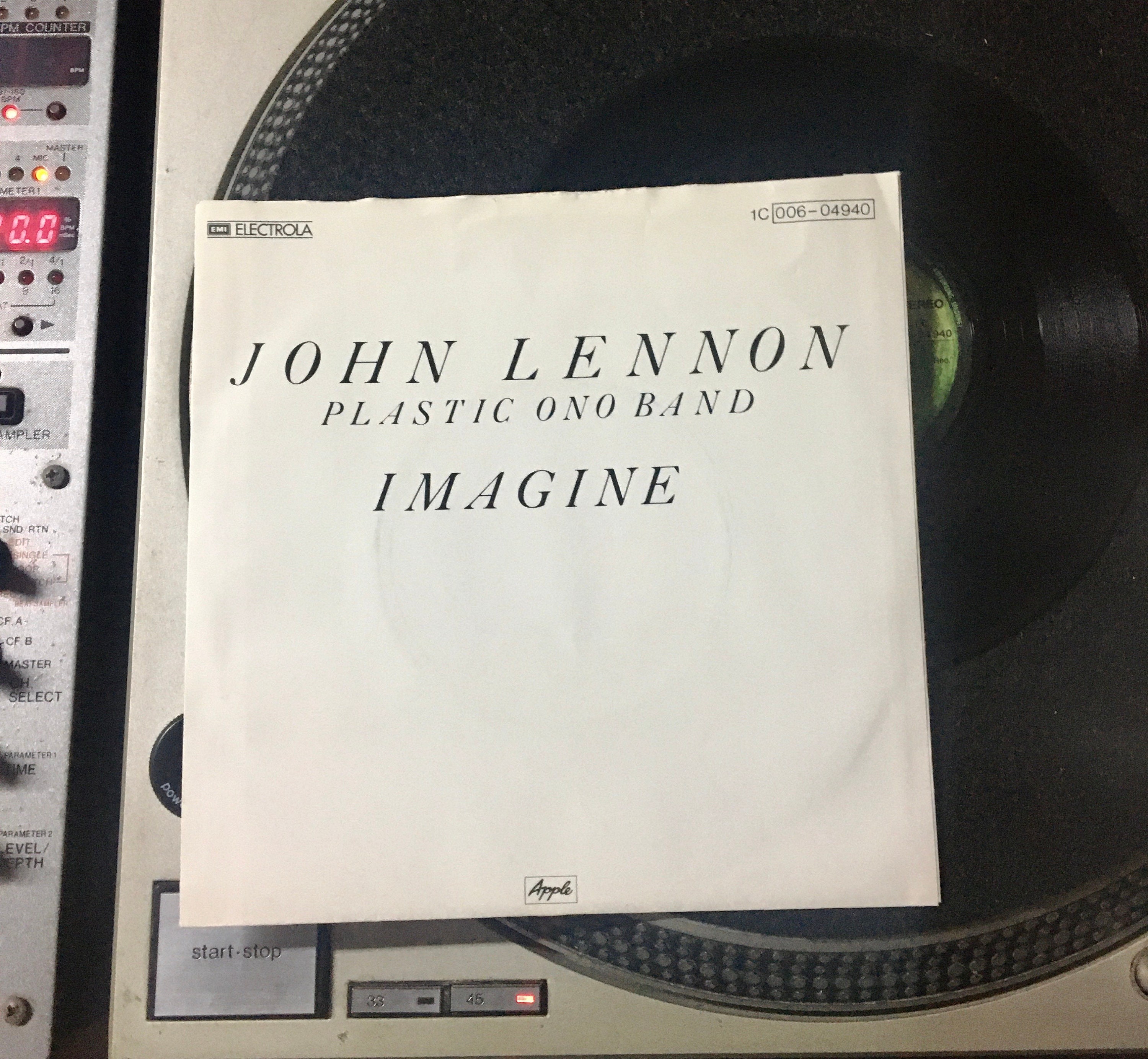 1975 John Lennon, Plastic Ono Band – Imagine , Vinyl, 7