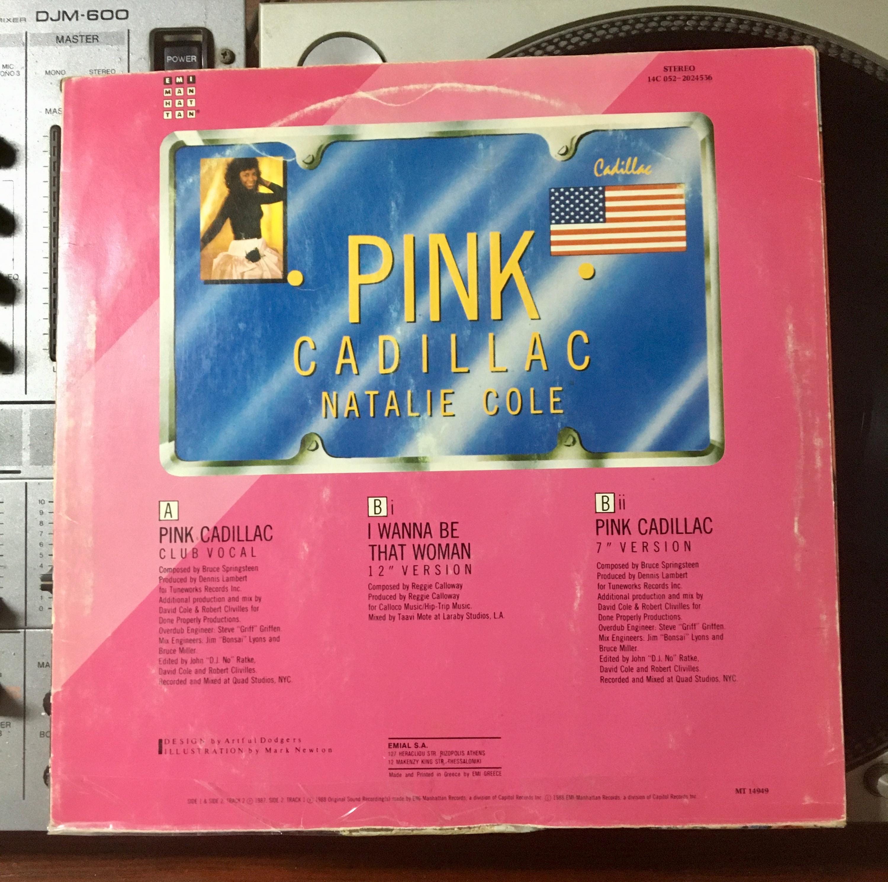 1988 Natalie Cole - Pink Cadillac , Vinyl, 12