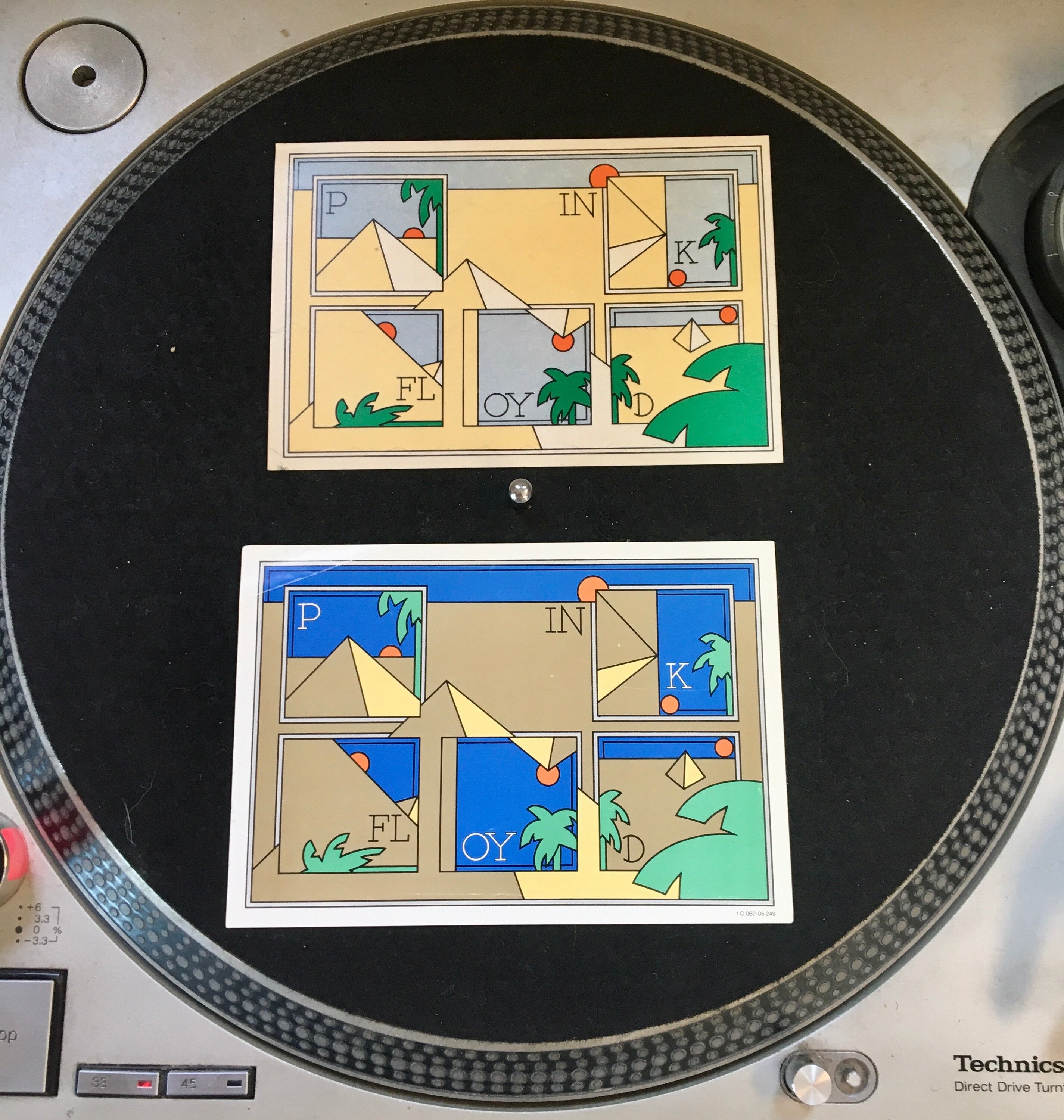 ピンク・フロイド - 狂気 - 1977年 ホワイト・ビニールLP + ポスター