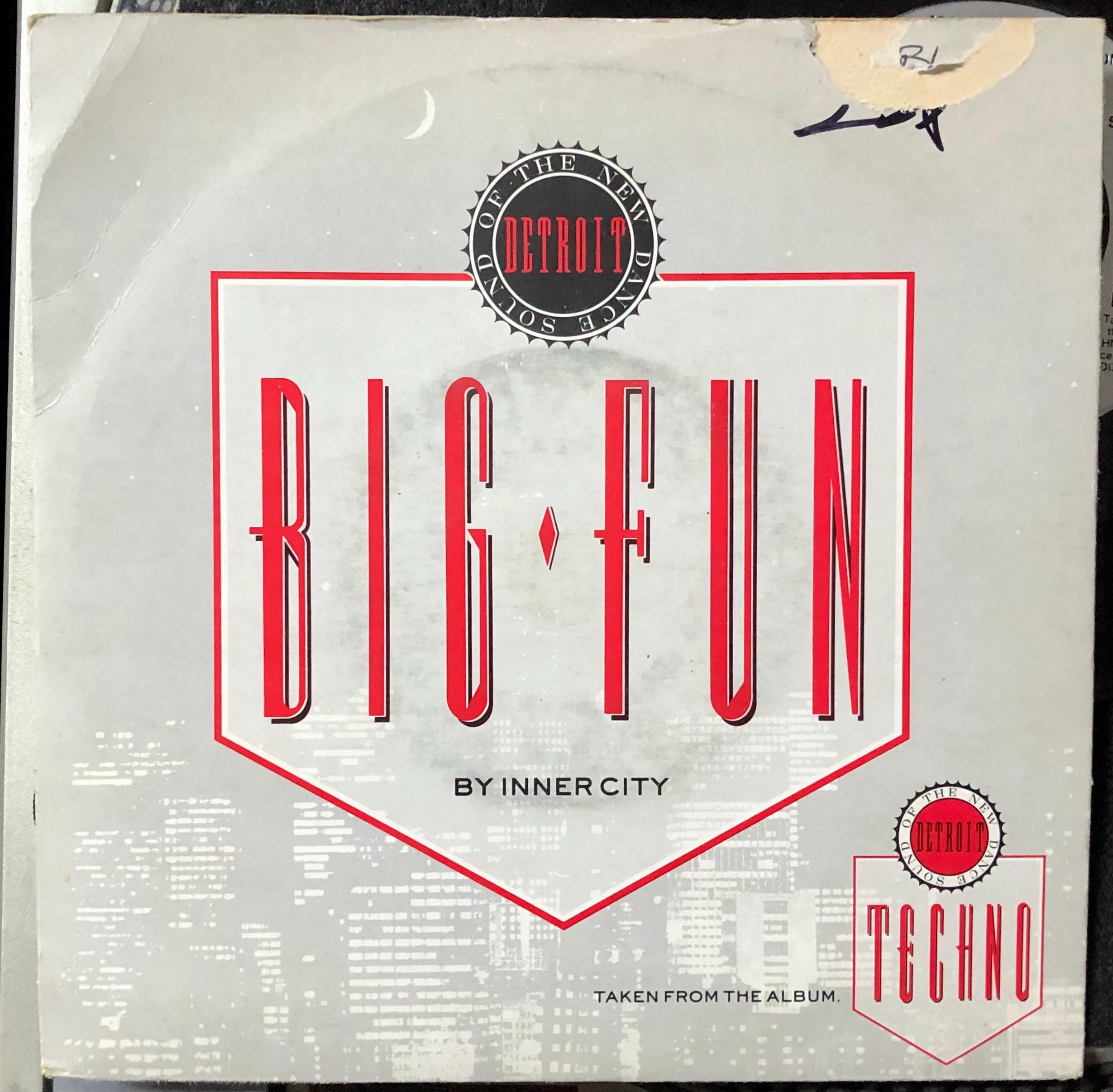 洋楽 inner-City Clique 1988 Inner City Featuring Kevin Saunderson - Big Fun , Vinyl, 7