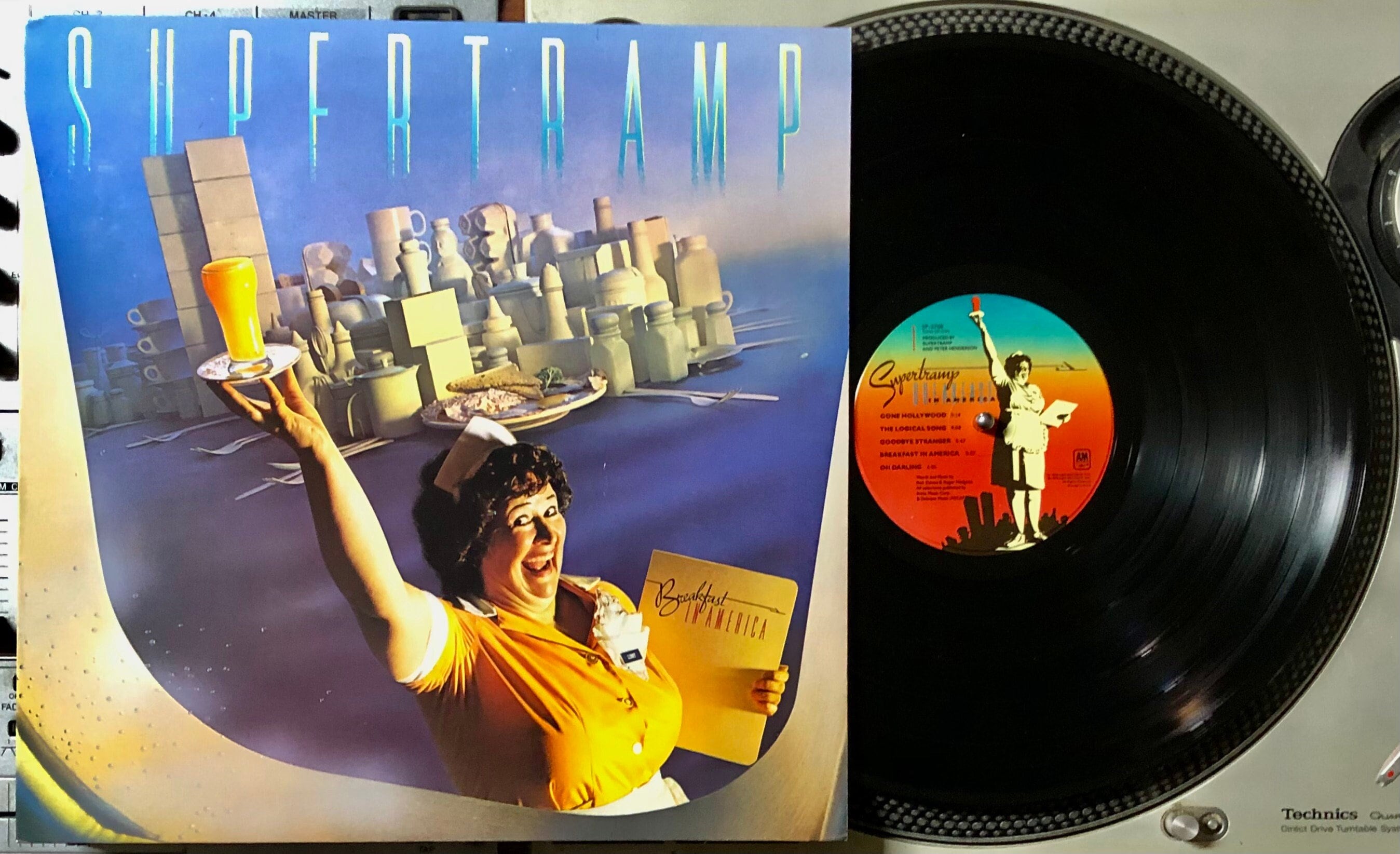 1979 Supertramp Desayuno en América, vinilo, LP, álbum -  México