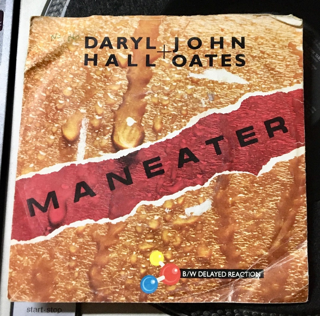 1982 Daryl Hall + John Oates - Maneater , Vinyl, 7", 45 RPM, Single - Etsy