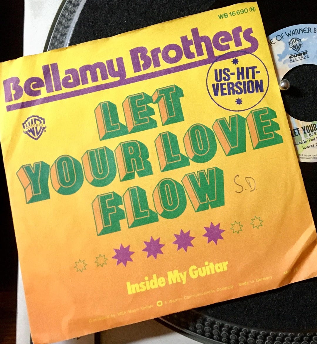 1976 Bellamy Brothers - Let Your Love Flow , Vinyl, 7