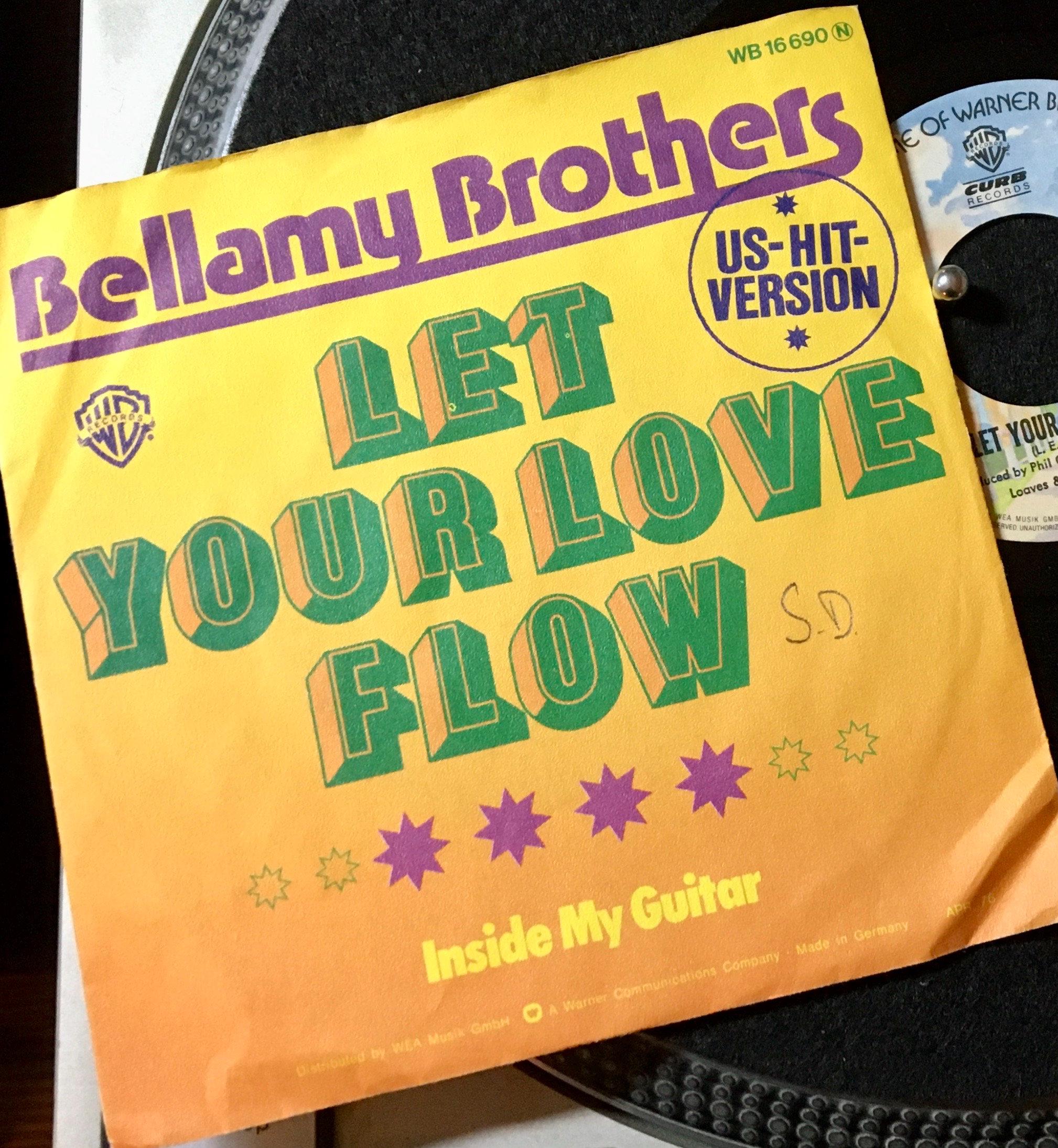 1976 Bellamy Brothers - Let Your Love Flow , Vinyl, 7