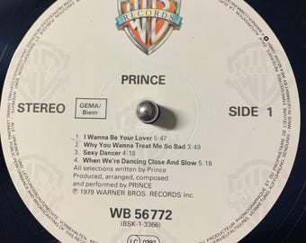 1984 Prince – Prince , Vinyl, LP, Album, Stereo - Etsy
