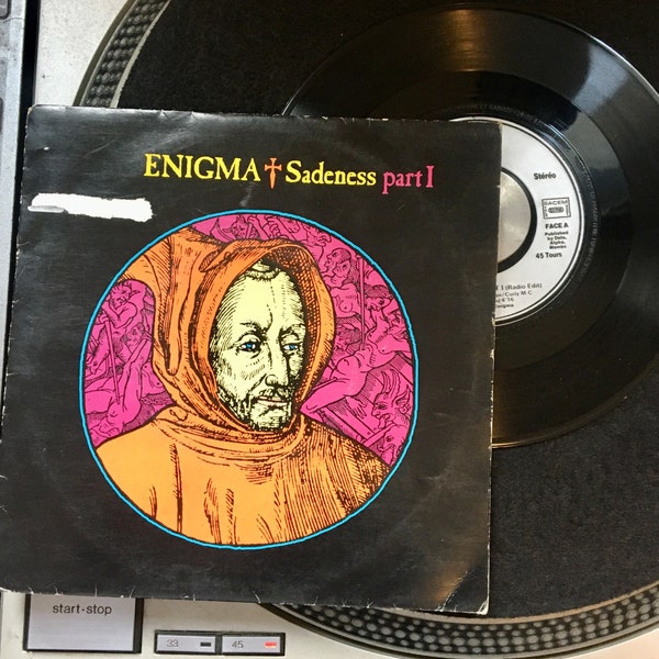 1990 Enigma - Sadeness Part I , Vinyl, 7", Single, 45 RPM