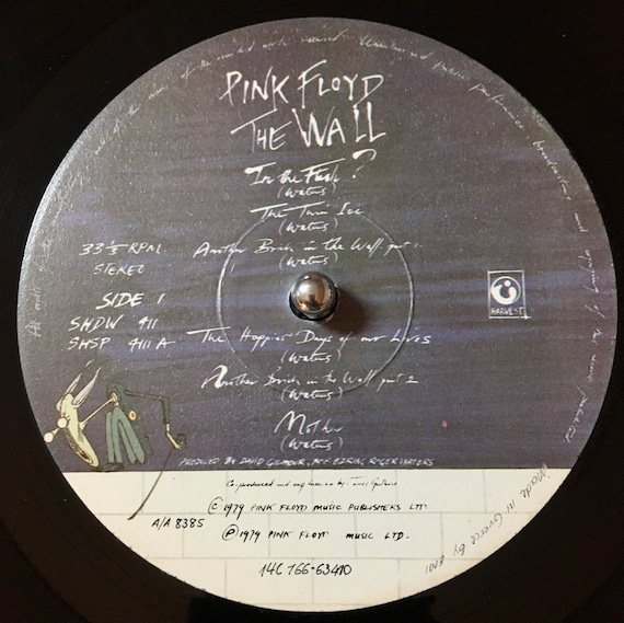 1979 Rare Greek Press Pink Floyd - the Wall 2 X Vinyl, LP