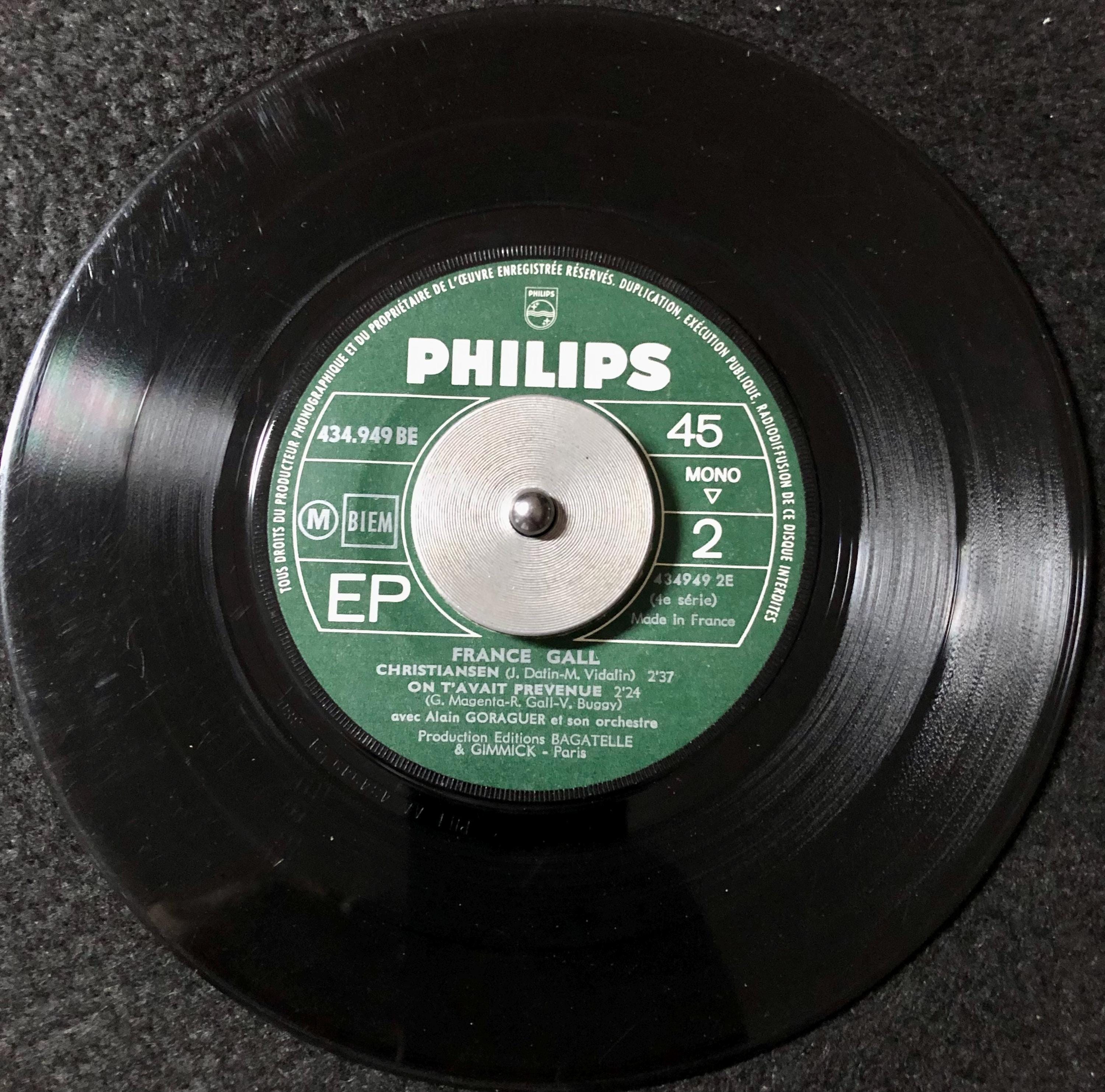 1964 France Gall - Laisse Tomber Les Filles (4e Série) Vinyl, 7