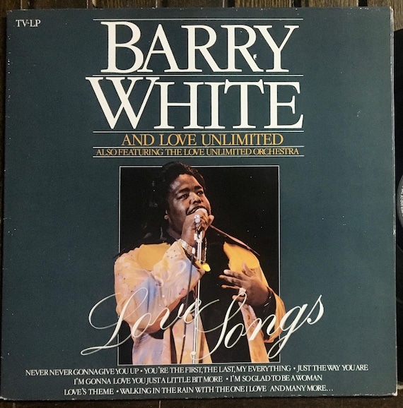 Barry White Love Songs Vinyl LP Compilation - 1983 Gatefold - Etsy