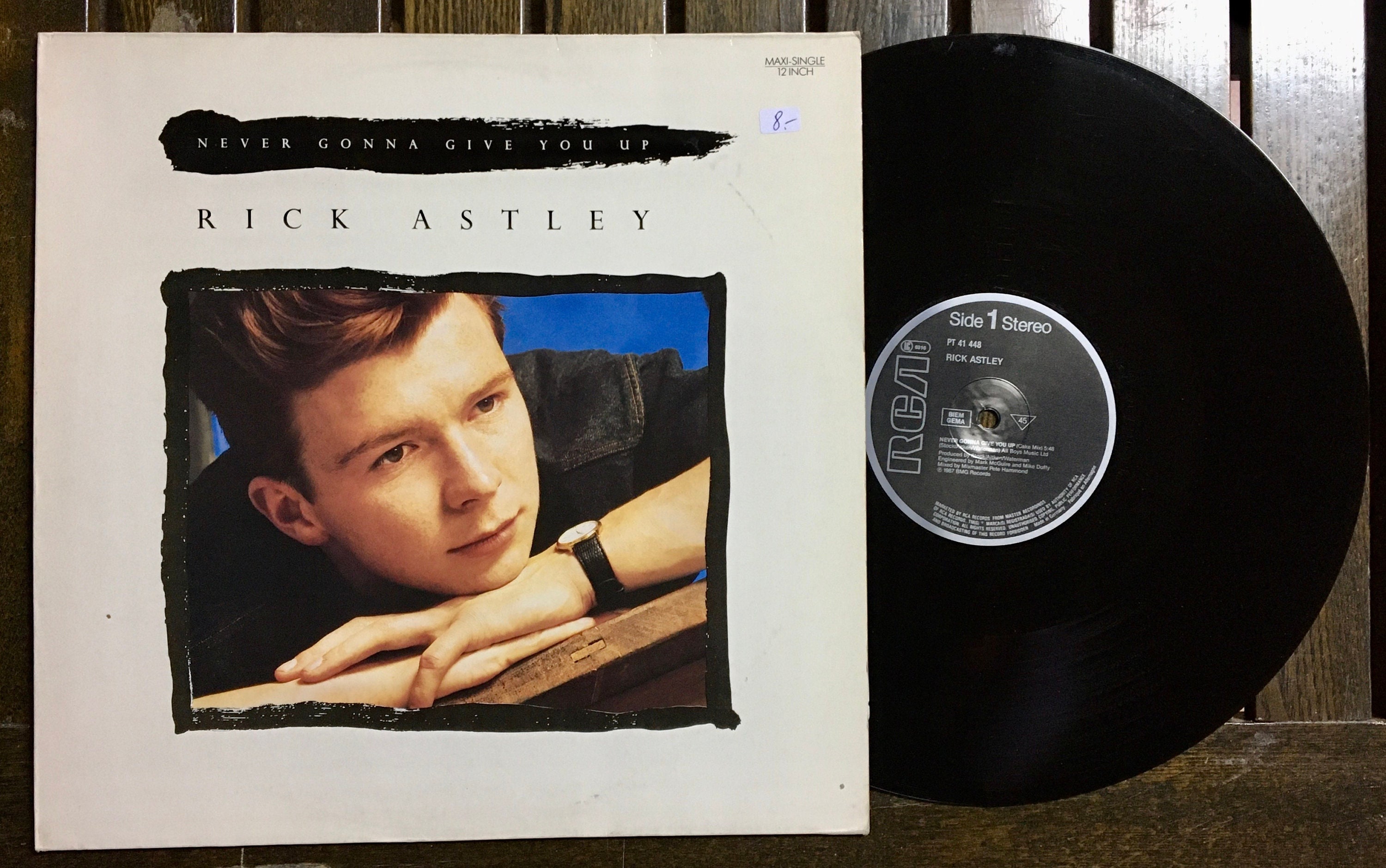 Rick Astley has recreated his 1987 'Never Gonna Give You Up' music