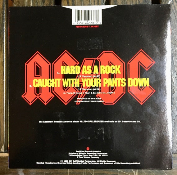 1995 - Limited Edition, Numbered - AC/DC - Hard as A Rock , Vinyl