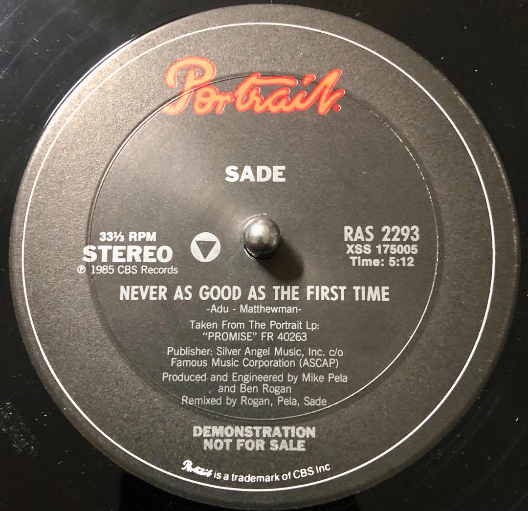 Sade Never as Good as First Time 12
