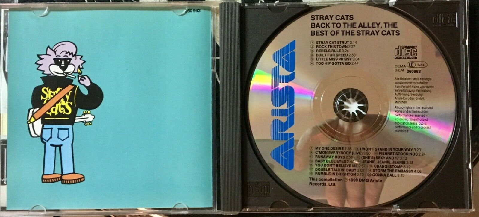 ストレイ・キャッツ - バック・トゥ・ジ・アリー CD 
