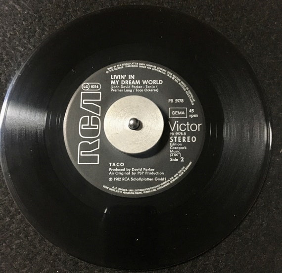 1982 Taco - Puttin' on the Ritz , Vinyl, 7