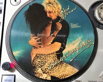 1978 Rod Stewart – Blondes Have More Fun, vinilo, LP, álbum, disco de imágenes