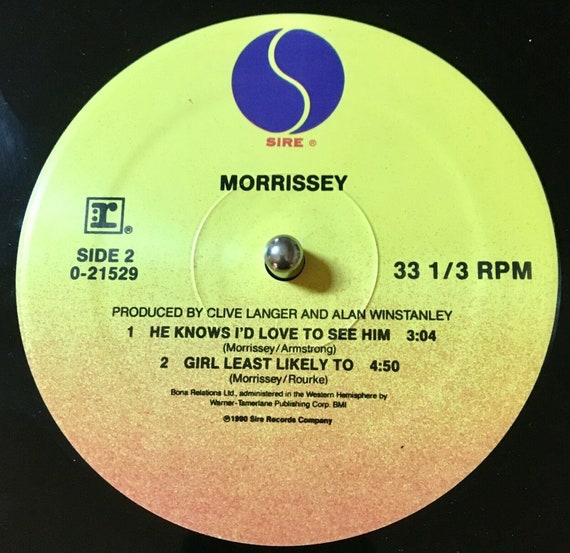 ミュージシャン sold out 1990 Morrissey - November Spawned A Monster Vinyl, 12