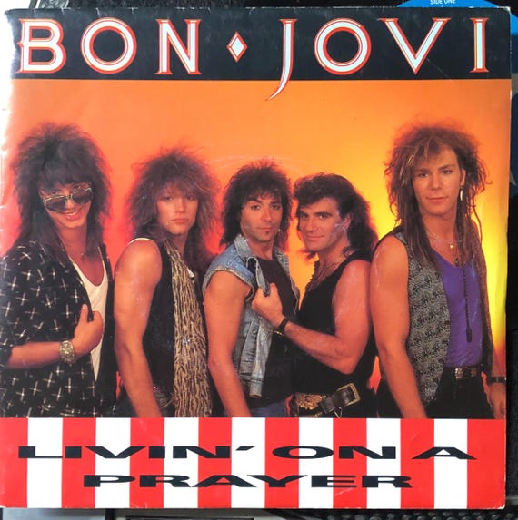 1986 Bon Jovi - Livin' on A Prayer , Vinyl, 7
