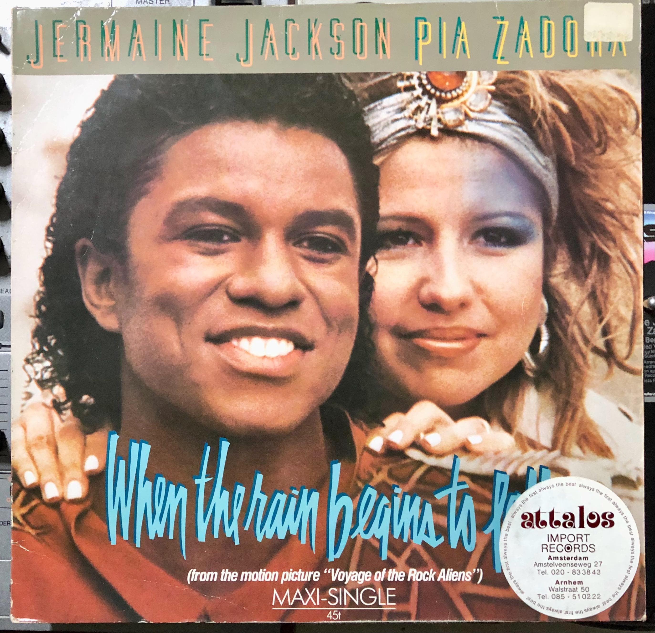 Jermaine Jackson & Pia Zadora - When the Rain Begins to Fall Vinyl