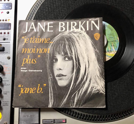 ジェーン・バーキン & セルジュ・ゲンズブール - Je T'aime ビニール 7
