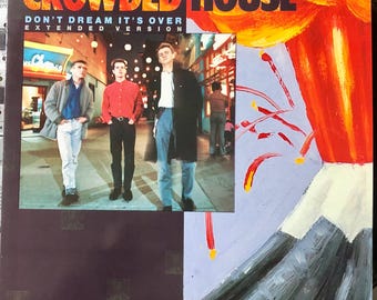 Crowded House, Self Titled Album, Vintage Vinyl Record Album