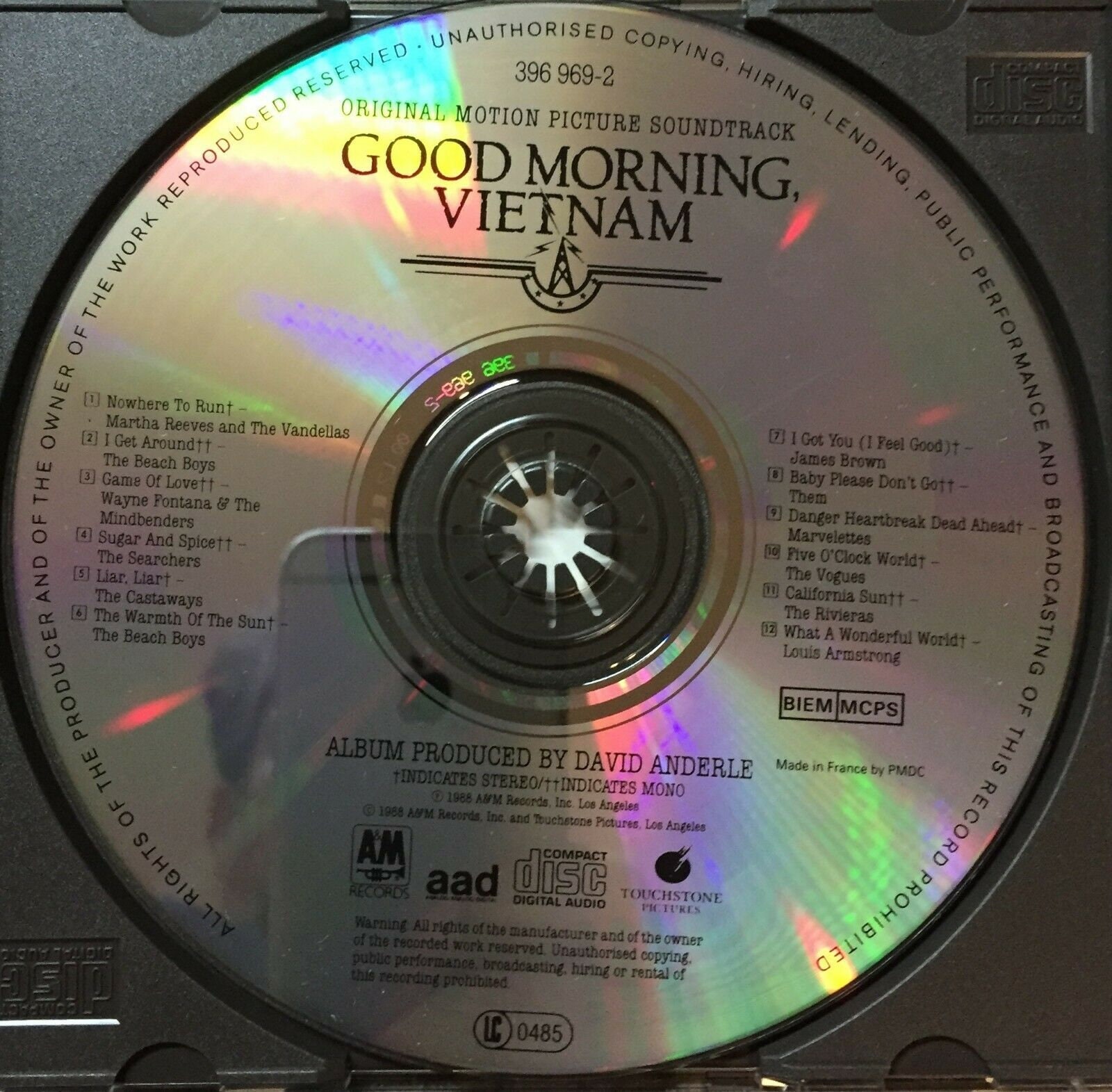 CD - グッドモーニング、ベトナム - オリジナル映画サウンド