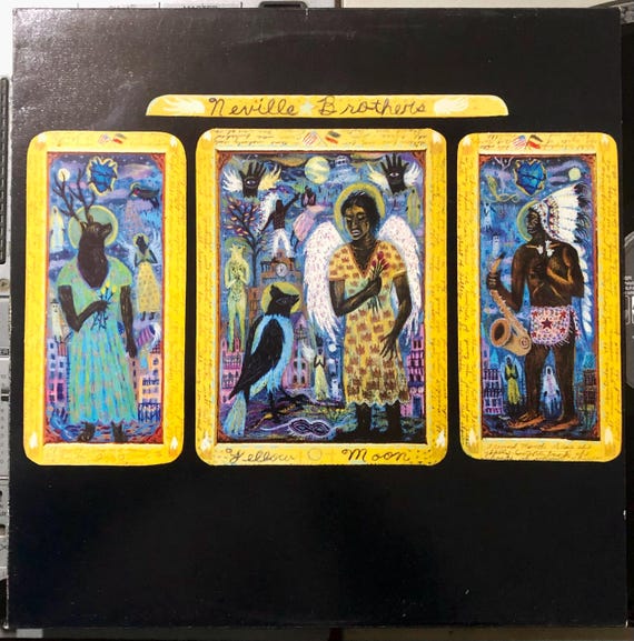 1989 The Neville Brothers – Yellow Moon, vinyl, lp, album - Etsy