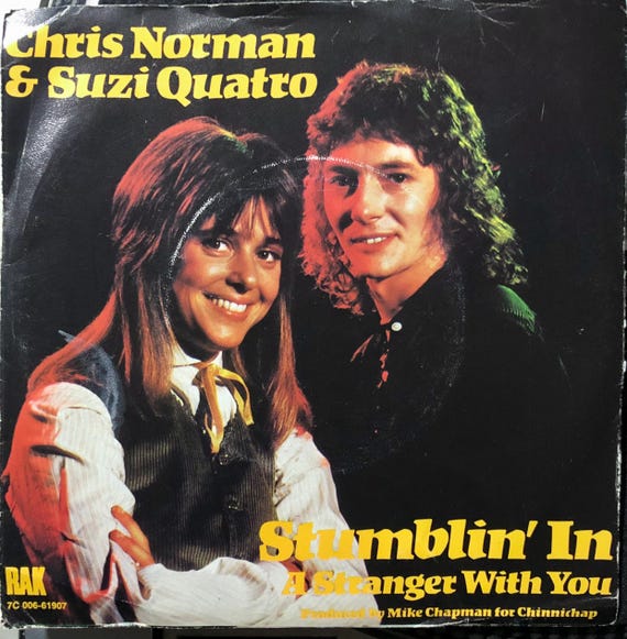 1978 Suzi Quatro & Chris Norman - Stumblin' in , Vinyl, 7