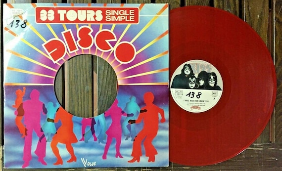 1979 Kiss - I Was Made for Lovin' You - Red Clear Vinyl, 12