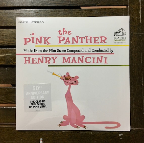 ピンク・パンサー、ヘンリー・マンシーニ、ピンク・ビニールLP、再発