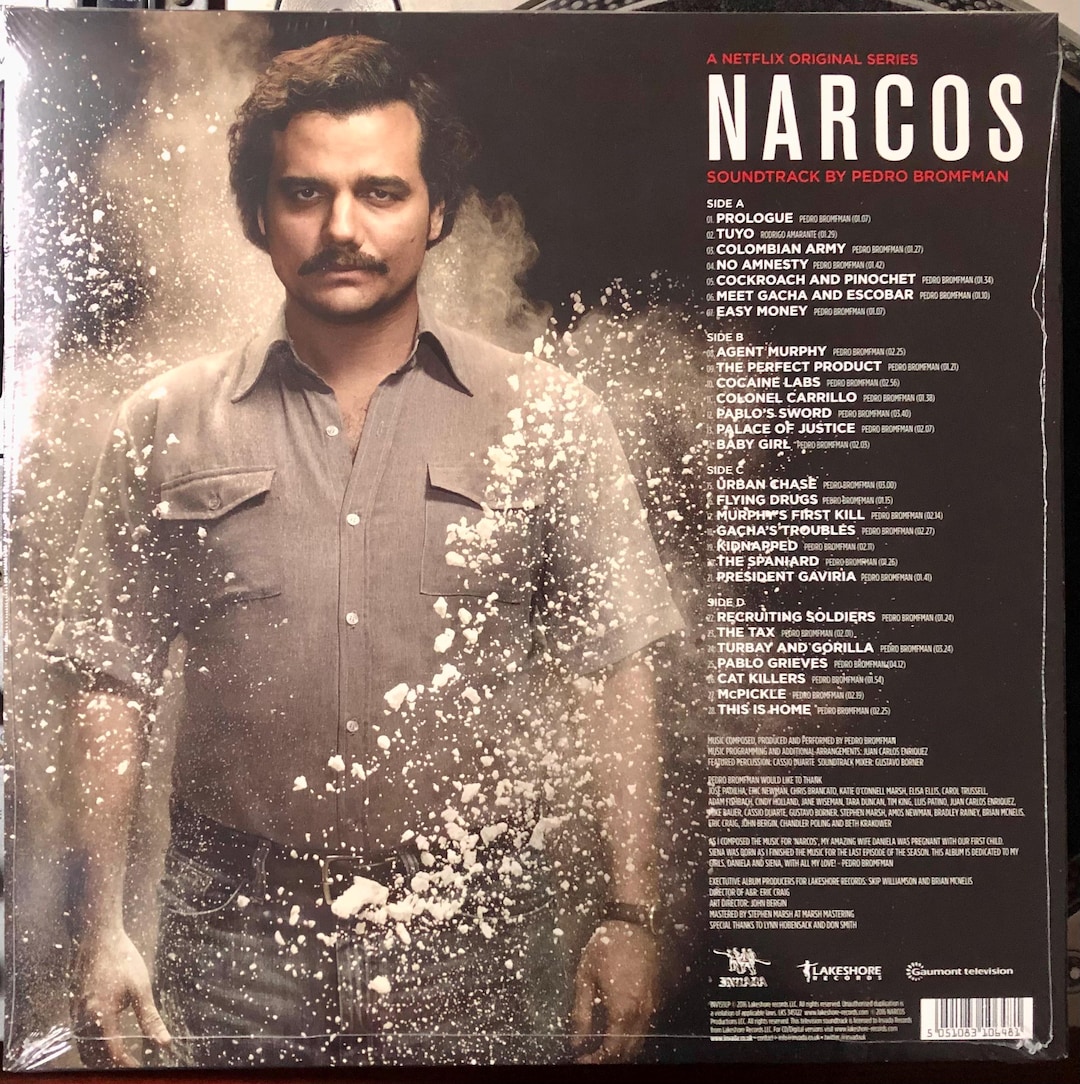 Factory Sealed Narcos Original Series Vinyl, LP, Album, Limited