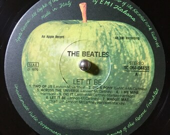 1981 (MINT) ビートルズ – Let It Be、ビニール、LP、アルバム - Etsy 日本