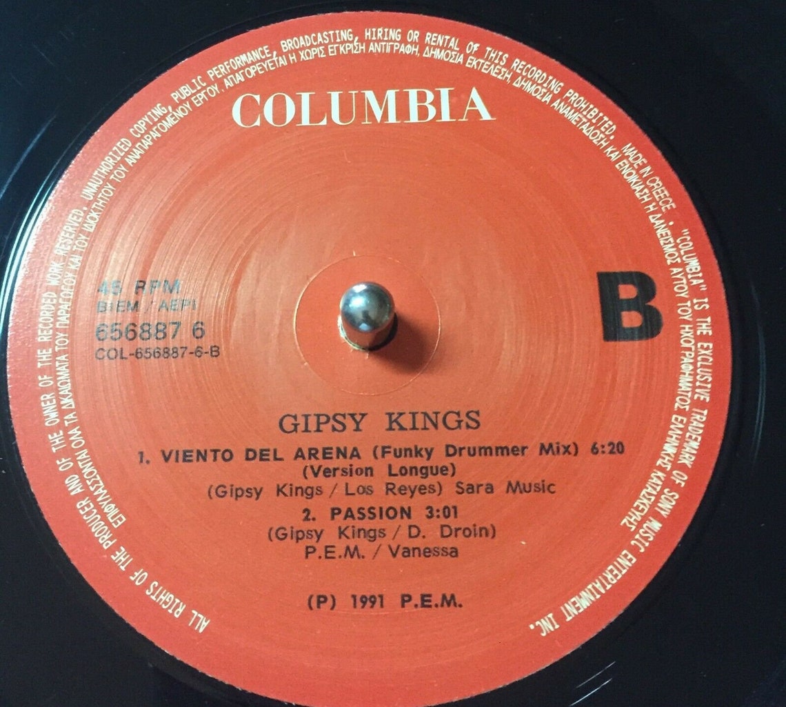 1991 Gipsy Kings Hotel California Vinyl 12 45 RPM Etsy