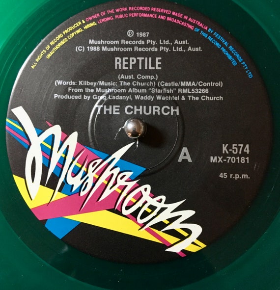 1988 Limited Edition - the Church - Reptile , Vinyl, 7
