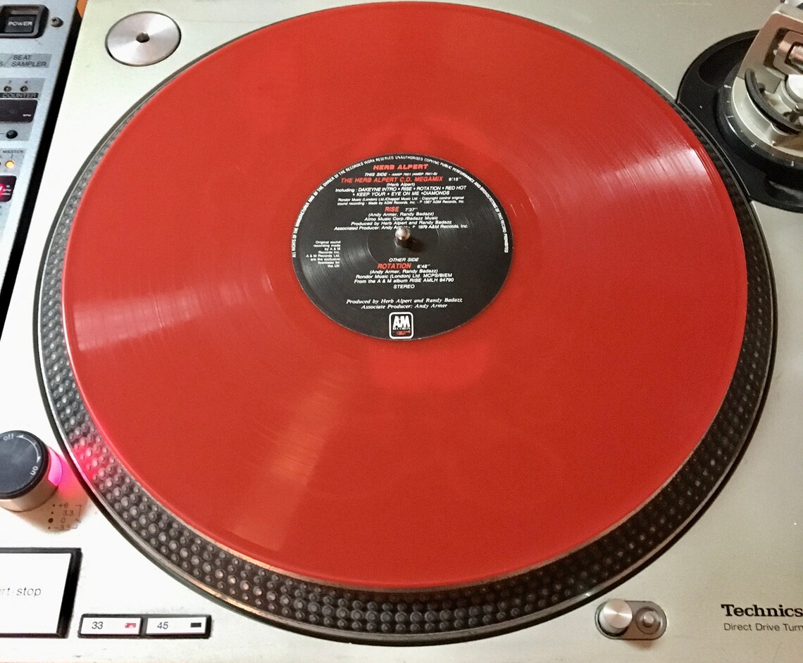 1987 Herb Alpert Rotation Vinyl 12 33 RPM Rot Etsy.de