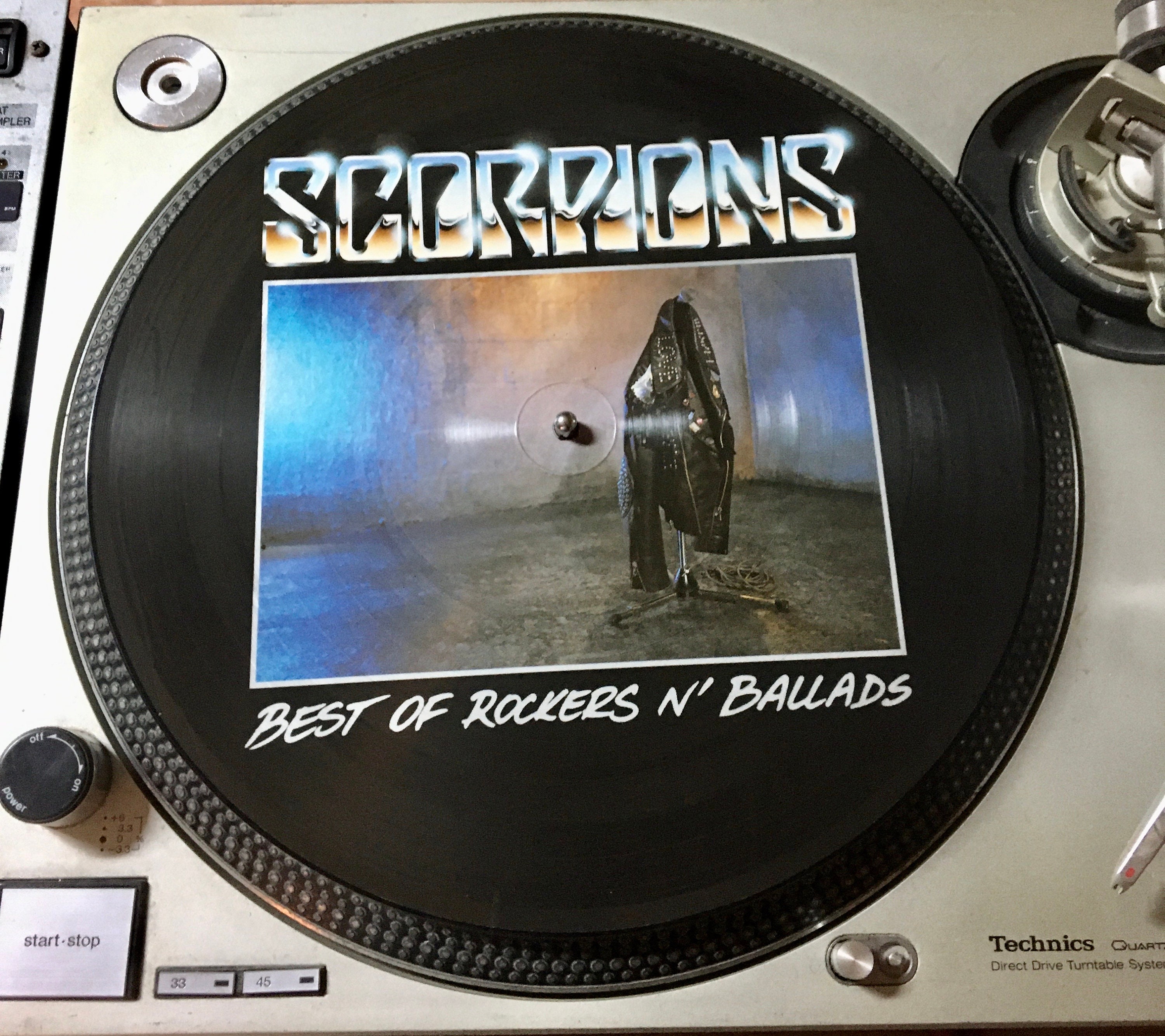 1989 Scorpions Best of Rockers N' Ballads, Vinyl LP Picture Disc