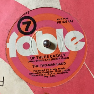 1979 The Two-Man Band - Up There Cazaly , Vinile, 7&quot;, 45 GIRI, Singolo, Stereo