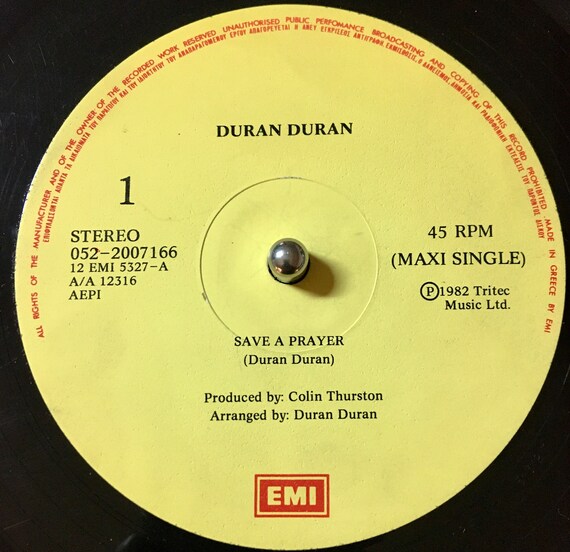 Duran Duran - Save A Prayer (extended Version) 12
