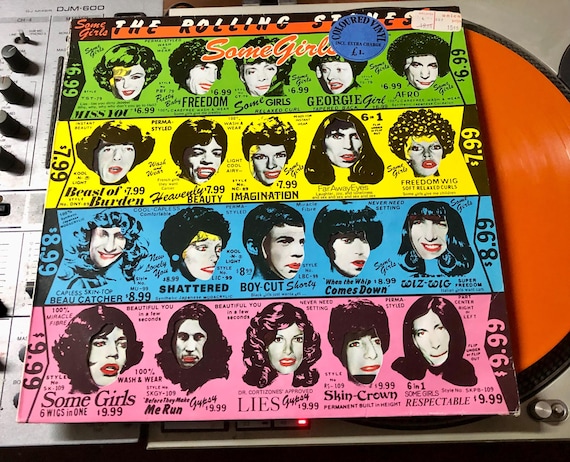 1978 the Rolling Stones – Some Girls , Vinyl, LP, Album, Orange - Etsy