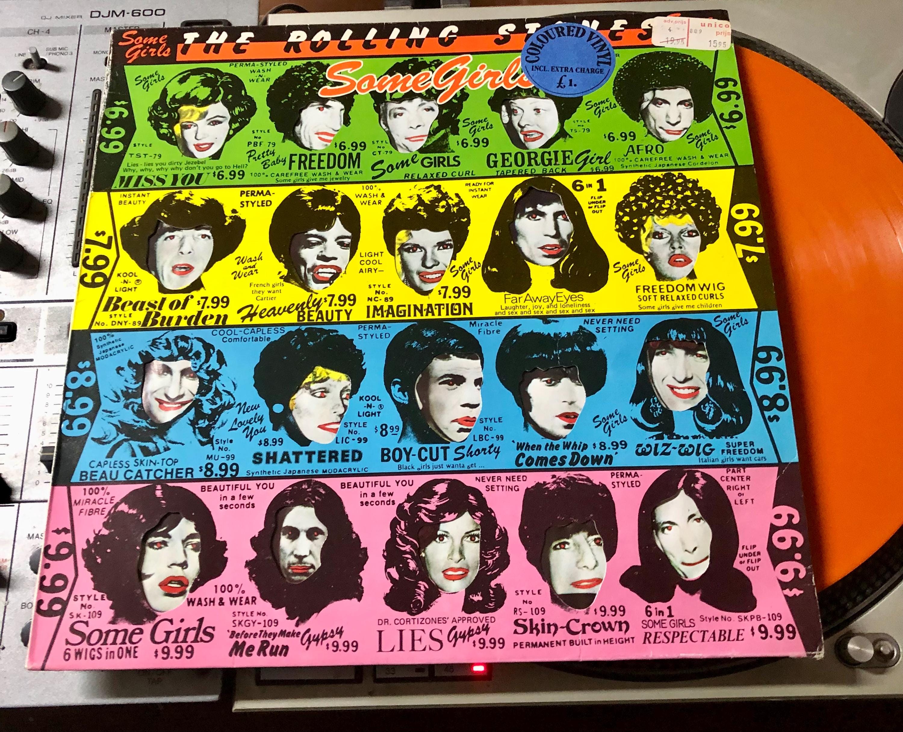 1978 the Rolling Stones – Some Girls , Vinyl, LP, Album, Orange - Etsy