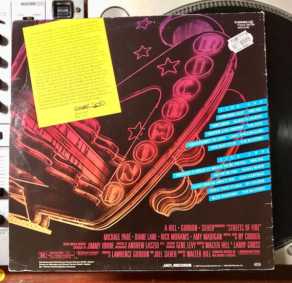 Streets Of Fire　Soundtrack　Vinyl　LPレコード Streets of Fire (1984) [VINYL] by Various: Amazon.co.uk: CDs