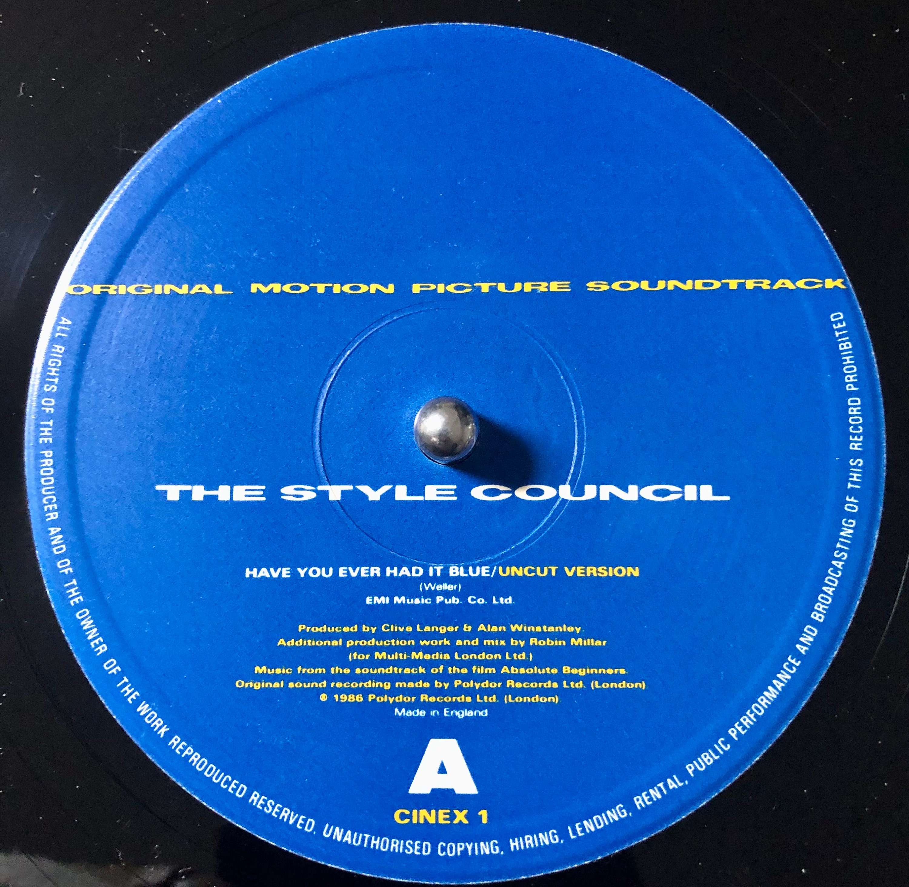 スタイルカウンシル HAVE YOU EVER HAD IT BLUE y183 1986 the Style Council – Have You Ever Had It Blue , Vinyl, 12