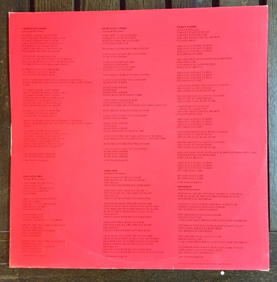 ビートルズ - 1962-1966 2 × ビニール、LP ギリシャ レア プレス