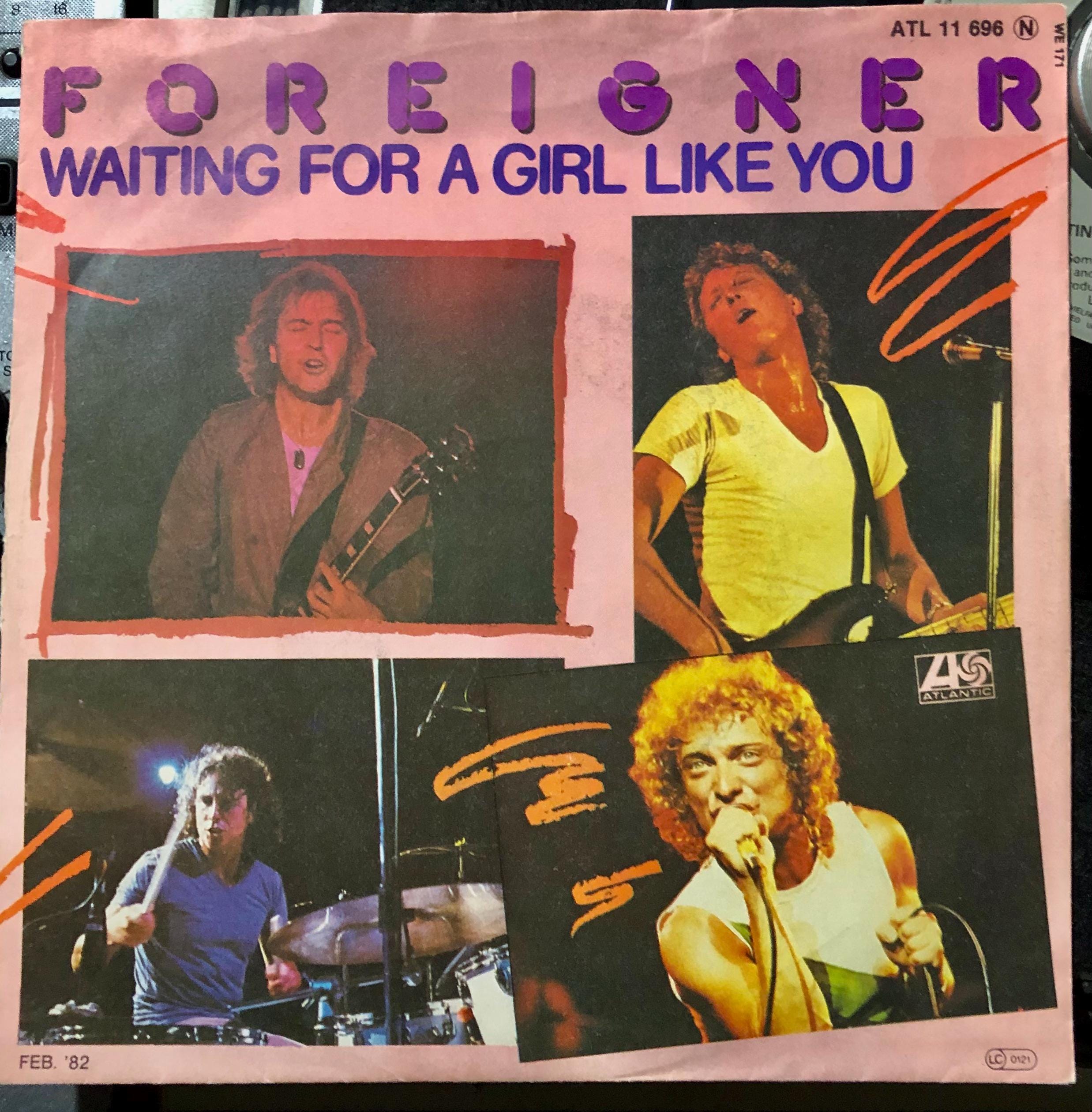 1982 Foreigner – Waiting for A Girl Like You , Vinyl, 7