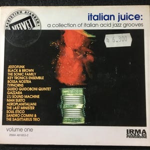CD - 1995 talian Juice: A Collection Of Italian Acid Jazz Grooves (Volume One)  CD, Compilation